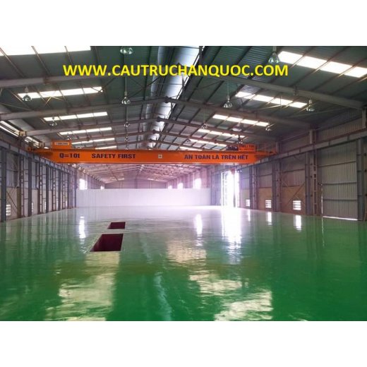 Cầu trục 10 tấn hàn quốc 2 dầm đôi khẩu độ nhà xưởng 25m Cầu trục 10 tấn hàn quốc 2 dầm đôi khẩu độ nhà xưởng 25m