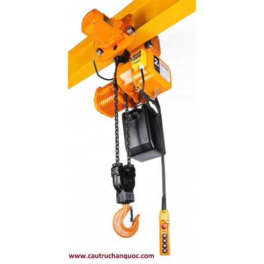 Palang xích điện Hàn Quốc 2 tấn DAESAN bao gồm cụm di chuyển