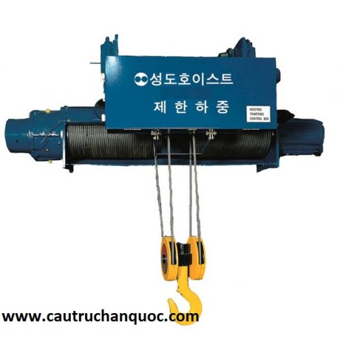 Palang cáp điện sungdo 5 tấn 12m dầm đôi Palang cáp điện sungdo 5 tấn 12m dầm đôi