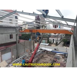 Cầu trục 2 tấn hàn quốc 1 dầm đơn khẩu độ nhà xưởng 20m 